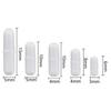 10Pcs 6-15mm Magnetic Stirrer Mixer White Laboratory Stir Rod  Lab Supplies