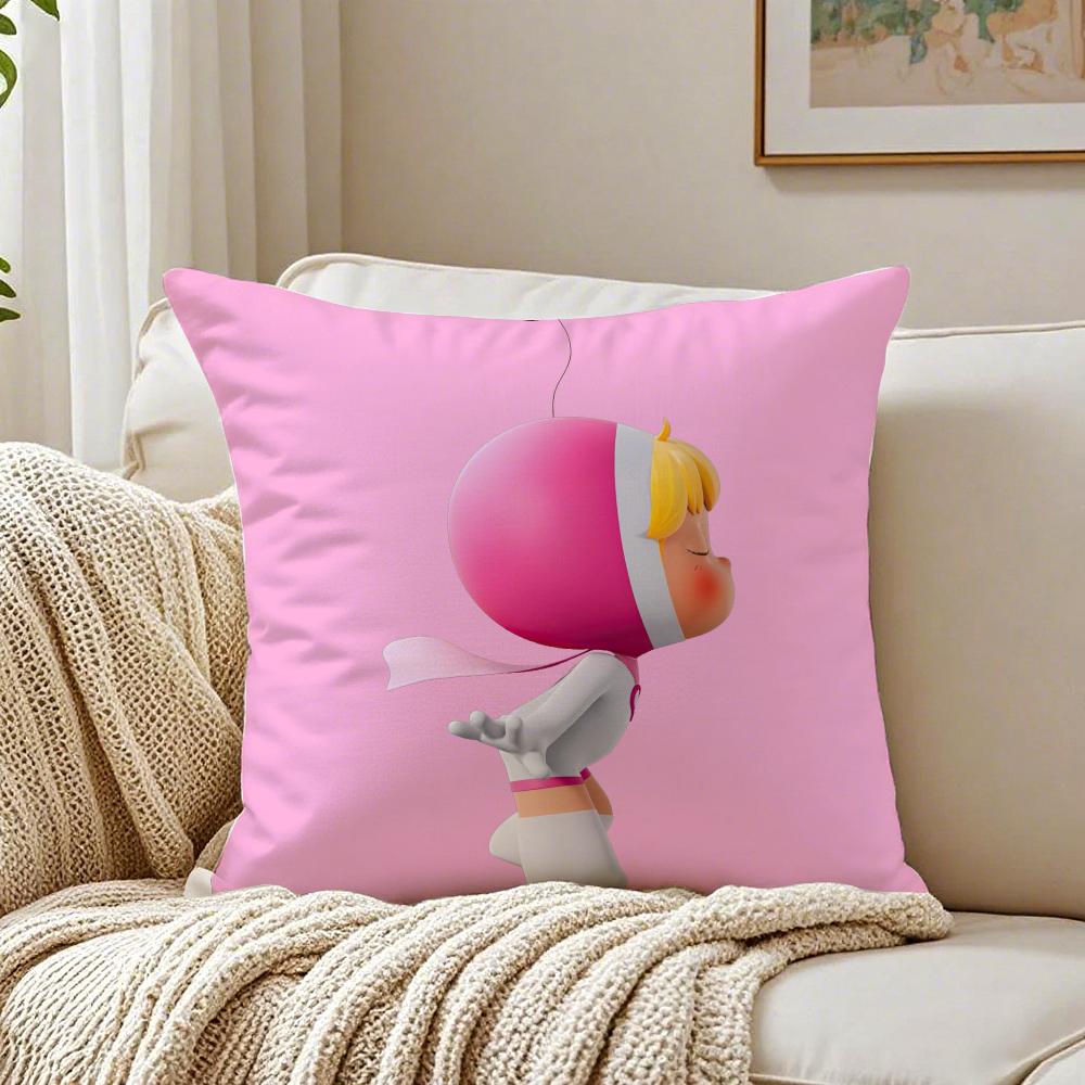 Cute Korean Movie YYumis Cells Cushion Cover Pillowcase Antidustmite living Room Sofa Decor Cushion Room