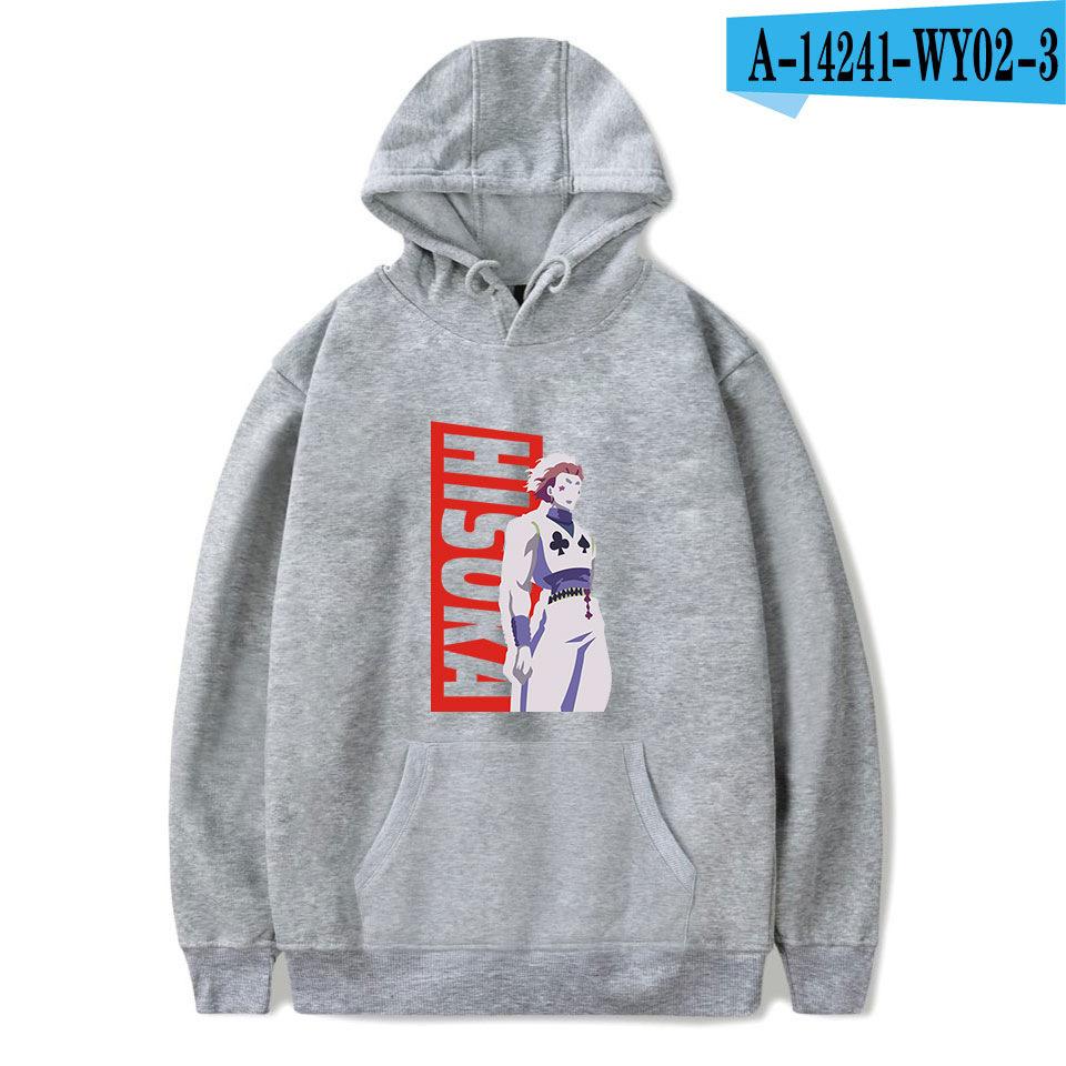 Новый анимационный периферийный свободный большой размер повседневный мужской и женский свитер с капюшоном