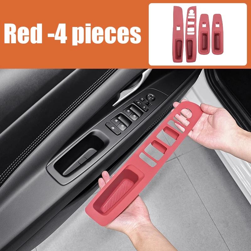 Для Hyundai Elantra Avante CN7 2021 2022 2023 2024 2025 Силиконовая защитная накладка для панели управления стеклоподъемниками автомобильного стекла