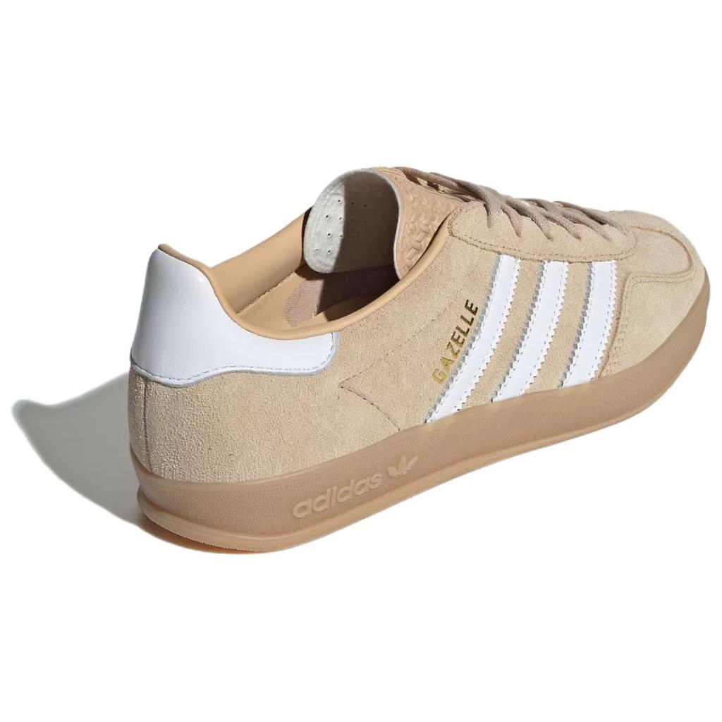 adidas Gazelle Indoor Magic Beige Женские кроссовки Cream Cloud-White Gum IH5482