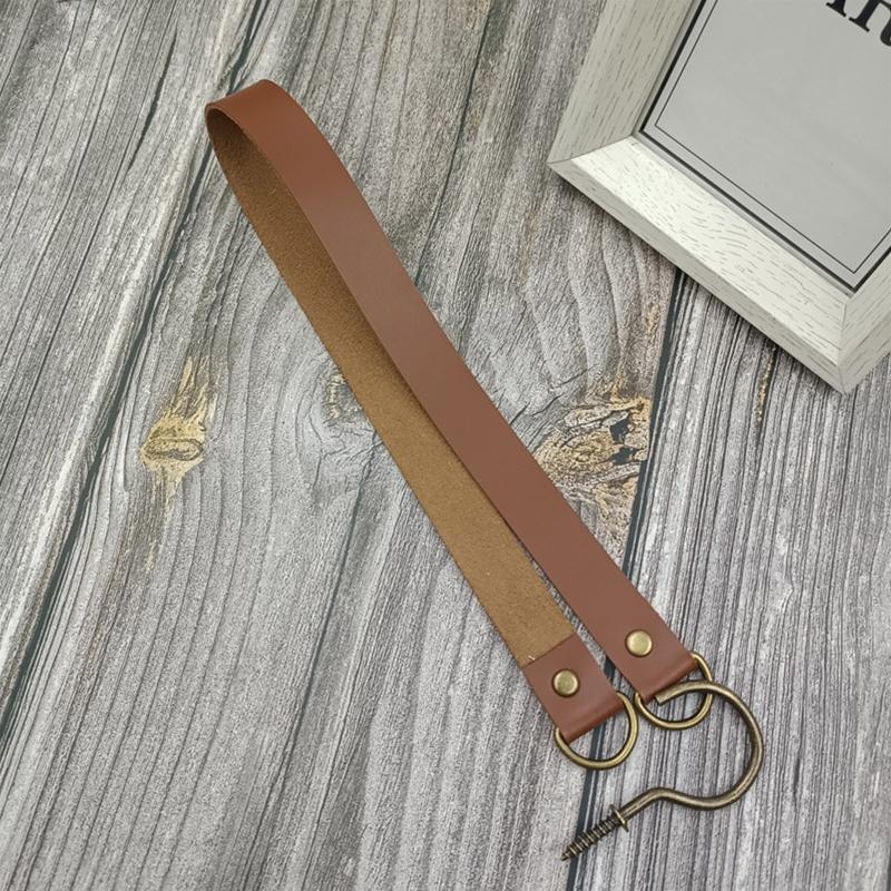 2 Pcs Leather Curtain Tiebacks Leather Curtain Buckle Creativity Curtain Holdbacks European Classic Retro Curtain Ties