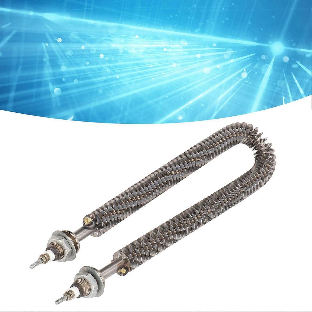 Finned Heating Tube Stainless Steel U Shape Fast Heating Up High Thermal Efficiency Finned Electric Heat Tube 220V 2KW