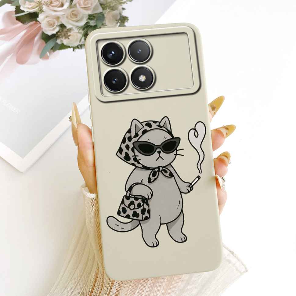Fashion Luxury Painting For Redmi K70E 2311DRK48C Case Silicone Back Cover For Redmi K 70E K70e 5G Phone Cases Bumper Capa