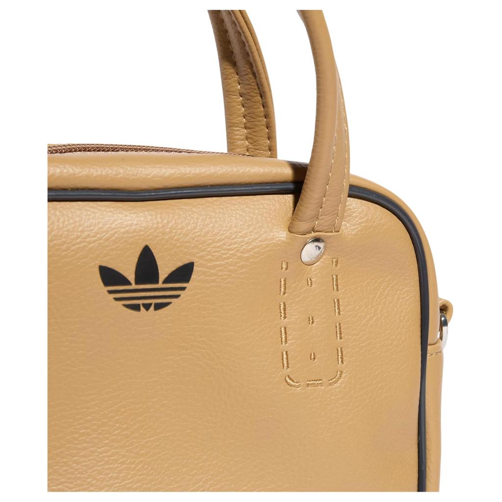 New Adidas Originals Polyurethane Shoulder Bag, Crossbody Bag, Handbag Mini Women's Brown JX7874