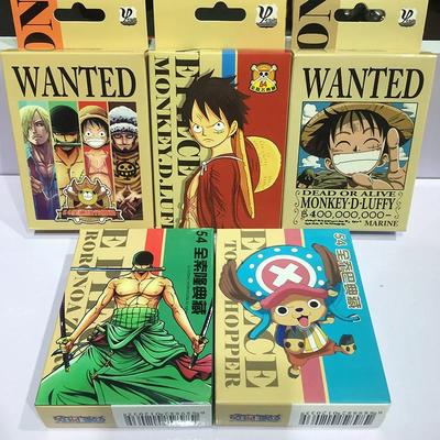 ПОСЛЕДНИЙ One Piece Горячий Японский Аниме Реквизит Обезьяна Д. Луффи Ророноа Зоро Тони Тони Чоппер Джоба принт Бумажные покерные Карты Модель игрушки Подарок покер