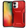 For iPhone 16 Plus Case TPU+PC Slide Lens Protection Phone Cover