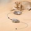 Котенок Скучно Игрушки Электрическая Маленькая Мышка Дразнилка для Кошки Палочка-Дразнилка для Кошки Товары для Кошек