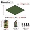 Azarxis Водонепроницаемый тент-палатка наземная сумка для хранения солнца горный многофункциональный брезент, тень, простыня, простыня, укрытие, складной, легкий, солнцезащитный козырек,