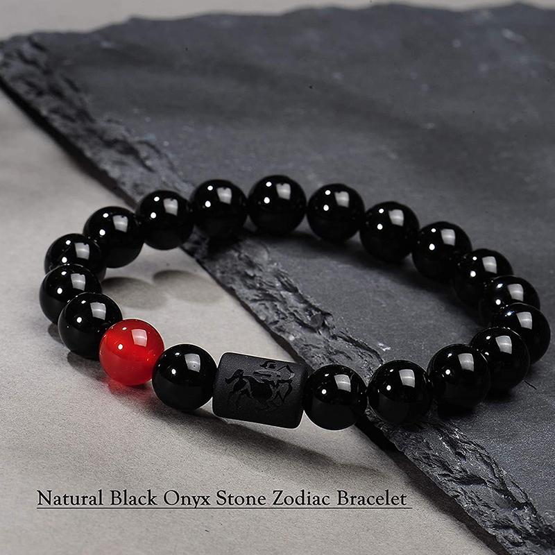 12 браслетов созвездий Homme, браслеты со знаками зодиака, креативный эластичный браслет из бисера для женщин и мужчин, ювелирные изделия для пар, подарки