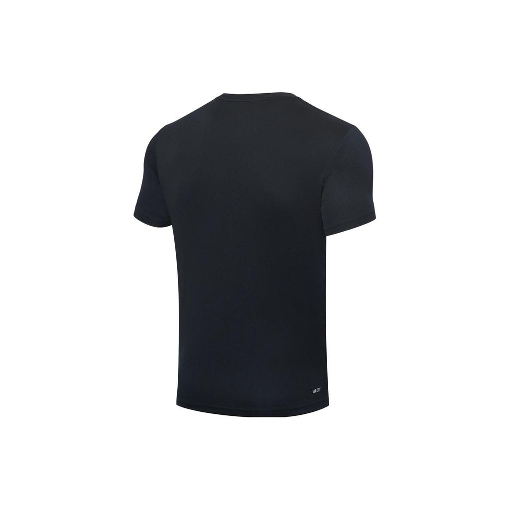 Футболка унисекс с коротким рукавом и круглым вырезом Li Ning Badminton Series, цвет черный AHST347-1