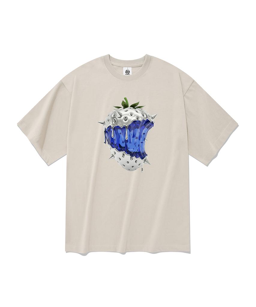 RADINEO Chrome Berry Short Sleeve T-Shirt Beige