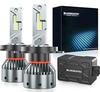 BLUESEATE C H4 LED Super H4 Inspection with Hybrid and EV Constant Current Cooling Quiet No Radio Pack of 2 Products from a Headlights, Bright, 20,000