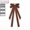 Coffee Color Shirt Unique Accessories Elegant Neck Tie New Charming Pins  For Girls