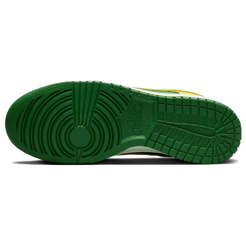 Nike Dunk Low Reverse Brazil Мужские кроссовки Желтый Apple-Зеленый Белый DV0833-300