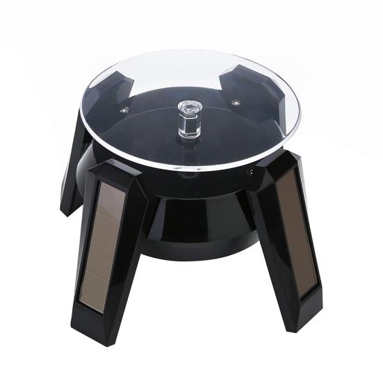 Дирижабль НЛО Вращающаяся Подставка Дисплей 360 Градусов Солнечная Двойного Назначения Автоматический Поворотный Столик для Витрины