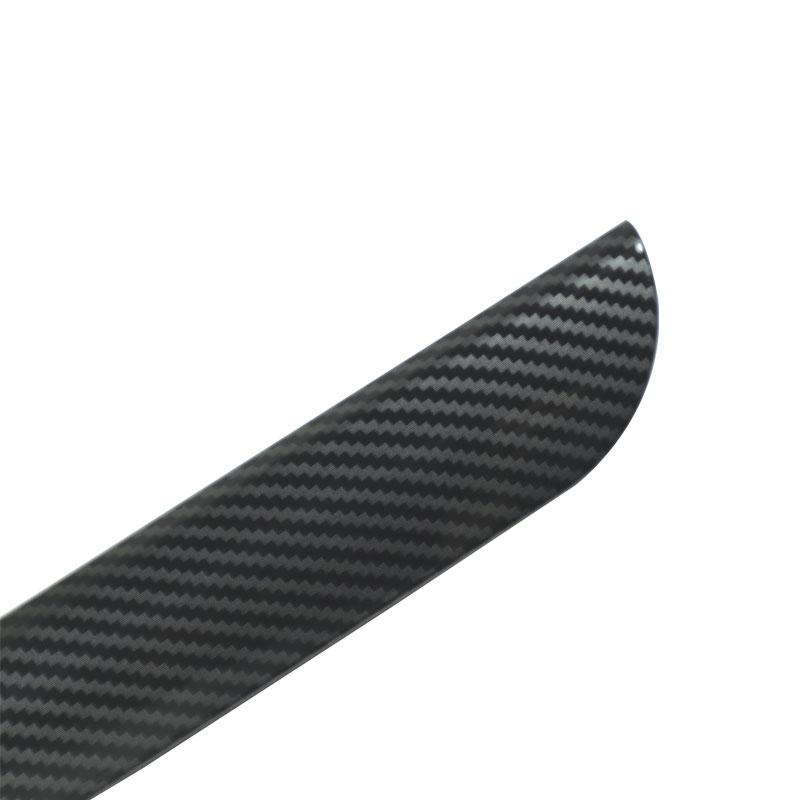 ABS текстура из углеродного волокна, Стайлинг автомобиля, центр управления приборной панелью, полоски на пассажирской панели, накладка для VW Golf 6 MK6 GTI