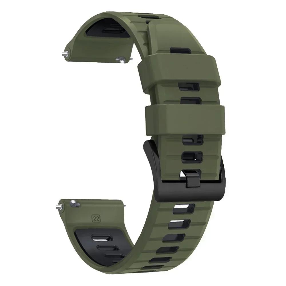 Silicone 20mm 22mm Band For Amazfit GTR 4 3 Pro/GTR 2e Watch Strap ForBALANCE 2/GTS 4 2 mini/Bip 6 5/Active 2 Bracelet Watchband