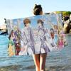 Классическое аниме про мехов C-Code G-Geass Микрофибровое пляжное полотенце Впитывающее Быстросохнущее Мягкое Полотенце для йоги, плавания, курорта, альпинизма