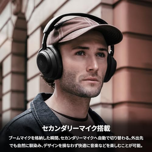 Игровые наушники SteelSeries Arctis Nova Elite - Легкие, Беспроводные, Одновременное подключение, Закрытого типа, Аудио высокого разрешения, Активное N