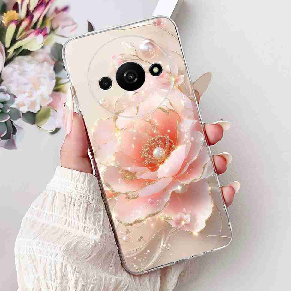 Чехол для Xiaomi Redmi A3 6.71" Мягкий Силикон Красивая Картина Задняя Крышка Для Redmi A3 RedmiA3 Чехол для Телефона Сумки