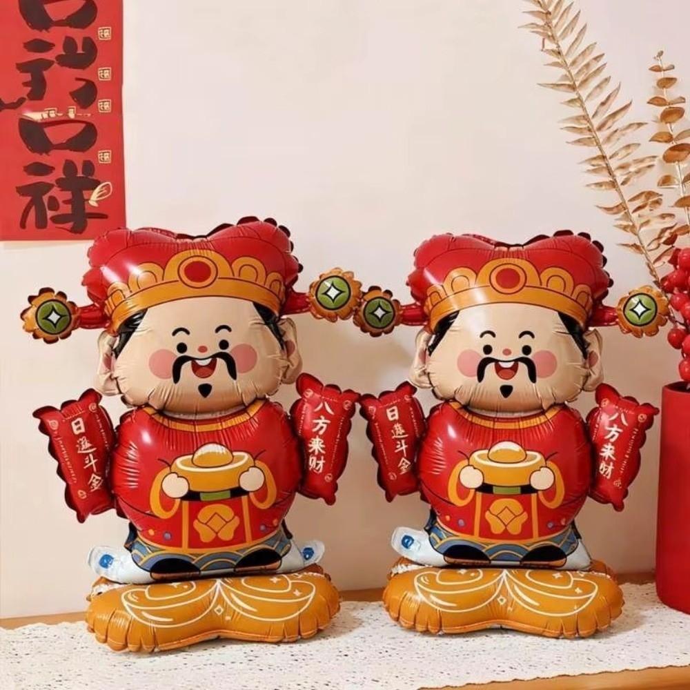 Модный Воздушный Шар Года Лошади на Новый Год DIY Надувной Надувной Шар Стоящий Счастливые Декорации Реквизит Весенний Фестиваль Принадлежности