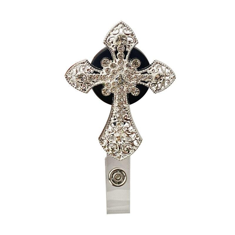 Sea Turtle Butterfly Card Retractable Badge Reel with Diamond Decor Staff Nurse Work Card Clip Lanyard Pass Access Bus Card Clip