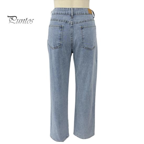 Широкие джинсы для женщин, эластичные джинсовые брюки с высокой талией и карманами, повседневные прямые джинсовые брюки