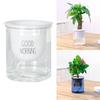 Transparent Flower Pot Self-Watering Plant Flower Pot Home Garden Decoration