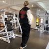 Li-Ning Коллекция Rabbit Year Prosperity Collection, свободная бейсбольная куртка с вышивкой «Кролик-бабочка», мужская верхняя одежда, черный AJMT003-3