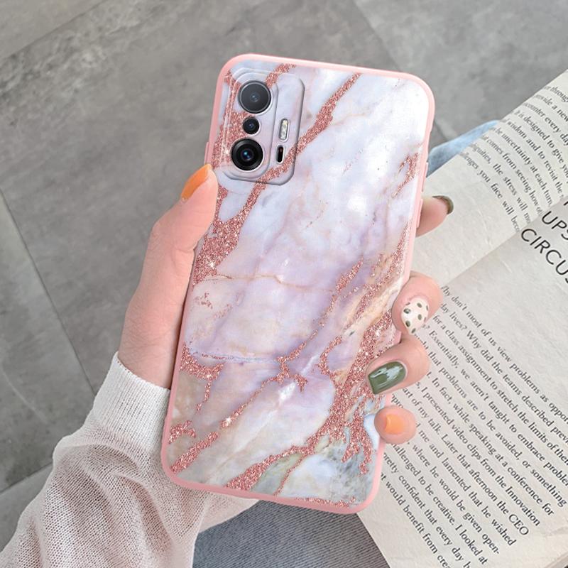 Marble Pattern Phone Case For Xiaomi 11T Pro Mi11T Pro Protective Cover Case Soft Silicone Funda For Xiaomi Mi 12T 13T TPU Coque
