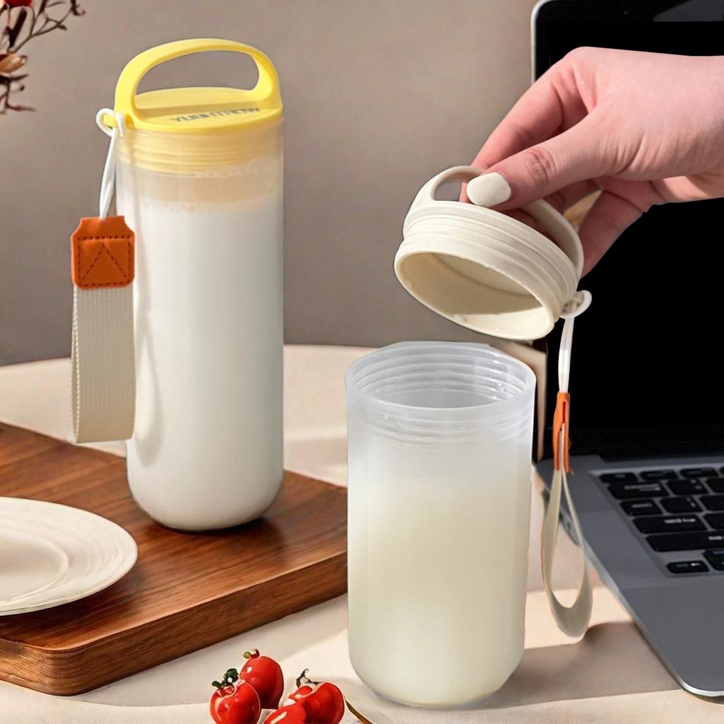 WORTHBUY Портативная пластиковая бутылка для воды с ручкой, герметичная, термостойкая, стакан, дорожная, спортивная, питьевая чашка для детей, студентов