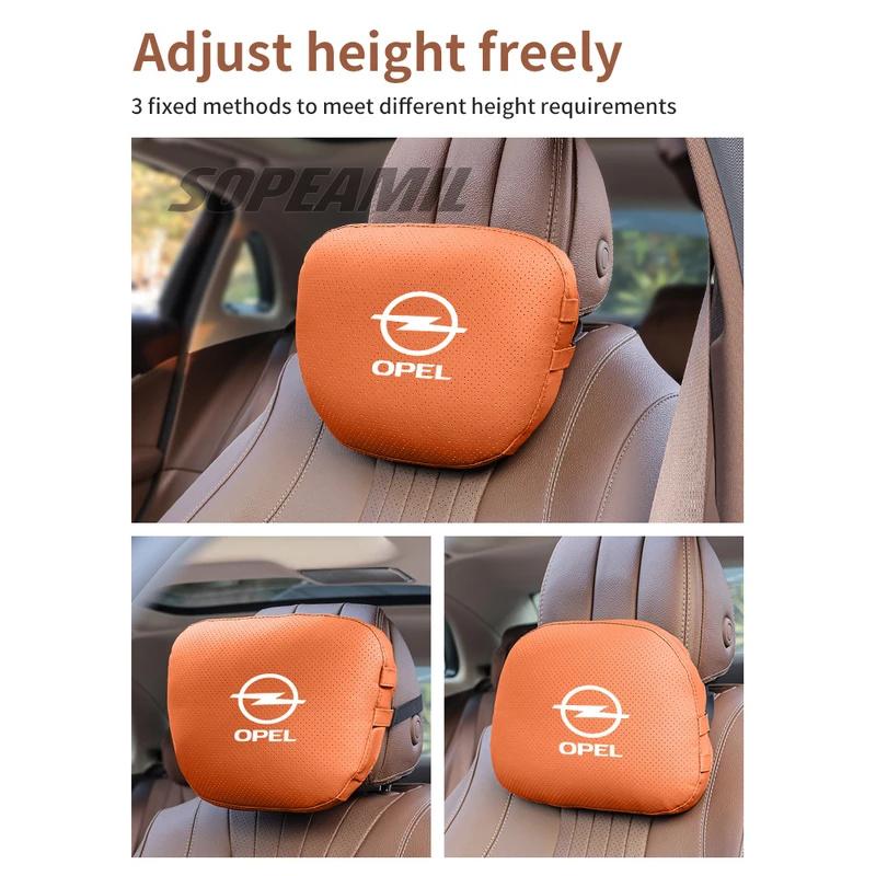 Opel Astra Corsa Grandland Insignia Mokka Vectra GTC Tigra Vivaro Zafira Combo Vivaro Delica Car Bouble-Sided Headrest Backrest