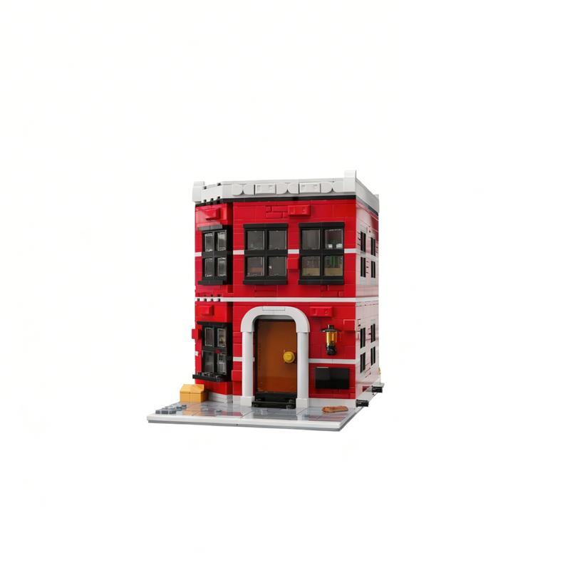 6532 детали MOC Герой Фильма Сорвиголова Адская Кухня Модульная Модель Креативные Строительные Блоки Сборка Строительные Блоки Дисплей Подарочный Набор