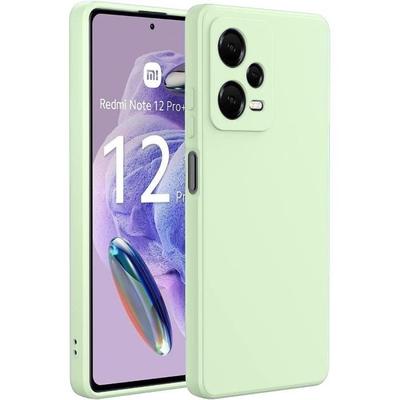 Чехол - E.F.CONNECTION - Для Xiaomi Redmi Note 12 Pro+ 5G - Силикон TPU - Ультратонкий - Ударопрочный - Зеленый