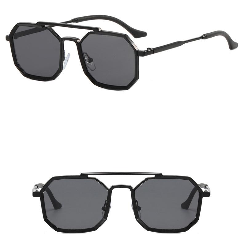 Мужские солнцезащитные очки, защита от солнца, защита от ультрафиолета, модные солнцезащитные очки в металлической упаковке в стиле панк-хип-хоп, женщины за рулем, путешествия, очки для поездок на работу
