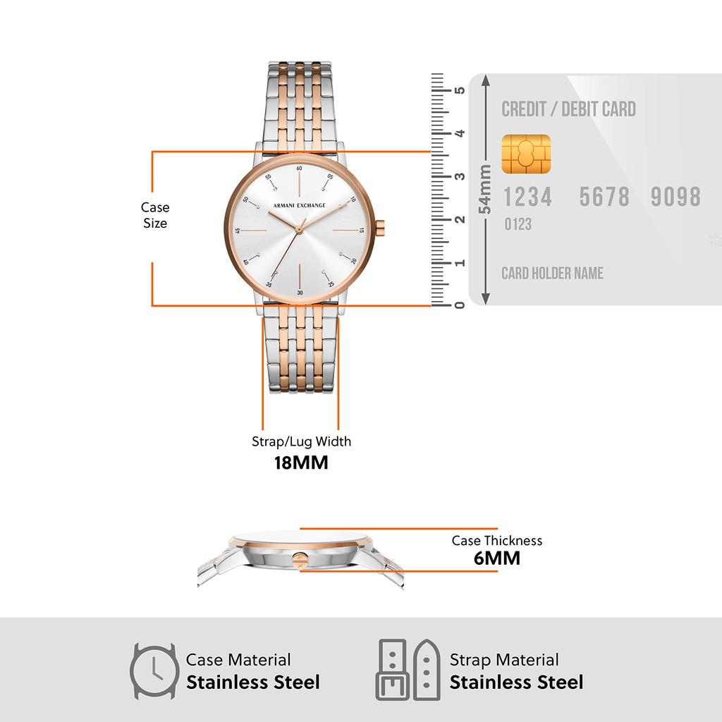 Armani Watch NA AX5580 Multicolor [AX Exchange] Women's