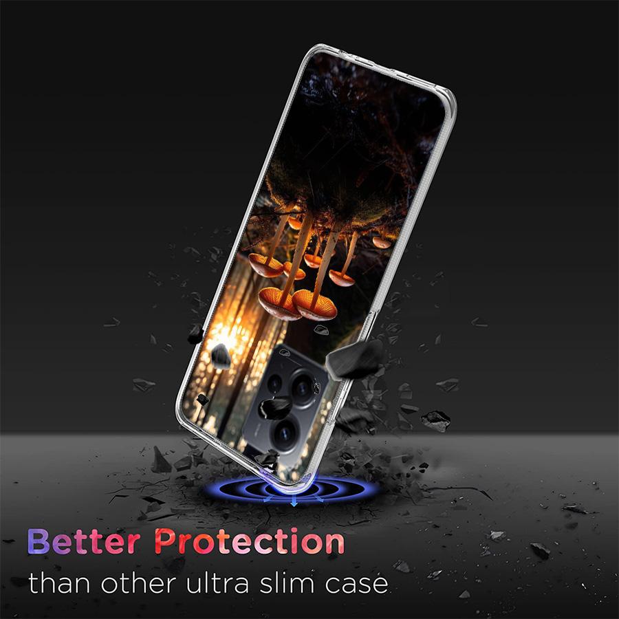 Fungal Aesthetics Phone Case For Redmi 12 13C 12C 15C 9 10 10C Note 13 Pro Plus 14 15 Pro 9T 9C 9A TPU Soft Cover Clear Cell Cas