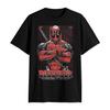 Deadpool Unisexs Tshirt  Arms Crossed Splatter Box Image