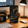 Classic excavator Phone Case For Samsung S25,S24,S21,S22,S23,S30,Ultra,S20,Plus,Fe,Soft Silicone Black Cover