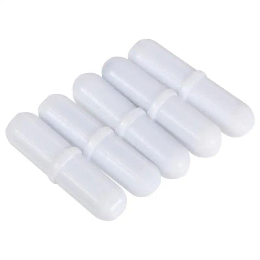 10Pcs 6-15mm Magnetic Stirrer Mixer White Laboratory Stir Rod  Lab Supplies
