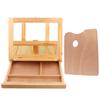 Adjustable Folding Artist Easel Drawing Painting Portable Tabletop Easel Box with Drawer