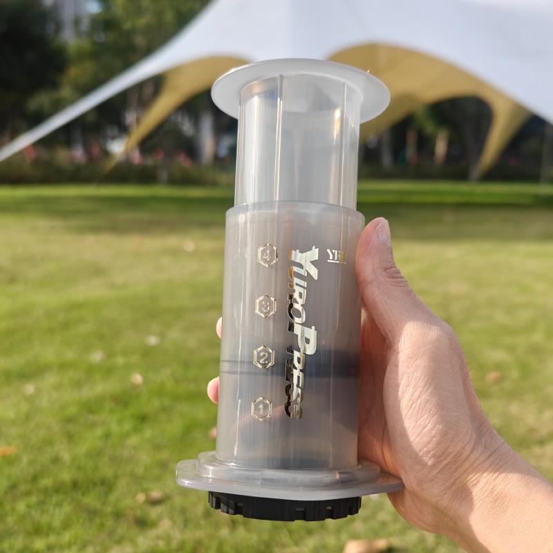 Портативная уличная френч-пресс кофеварка с ручным прессом Aeropress и набором фильтровальной бумаги