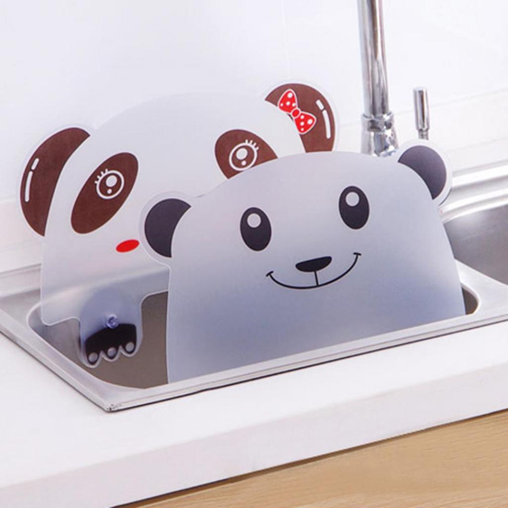 Милая присоска в виде животного для раковины, брызгозащитная пластина для кухонной раковины, кухонный инструмент KTY