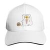 Chunky Hamster Aiba with Hamburger Baseball Cap hard hat Luxury Cap Rave Anime Hat Unisexs Caps Womens