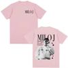 Rapper Milo J Official Merch T-shirt Unisex Loose Short Sleeve Fashion Hip Hop Street Style Top Women And Men T-shirt