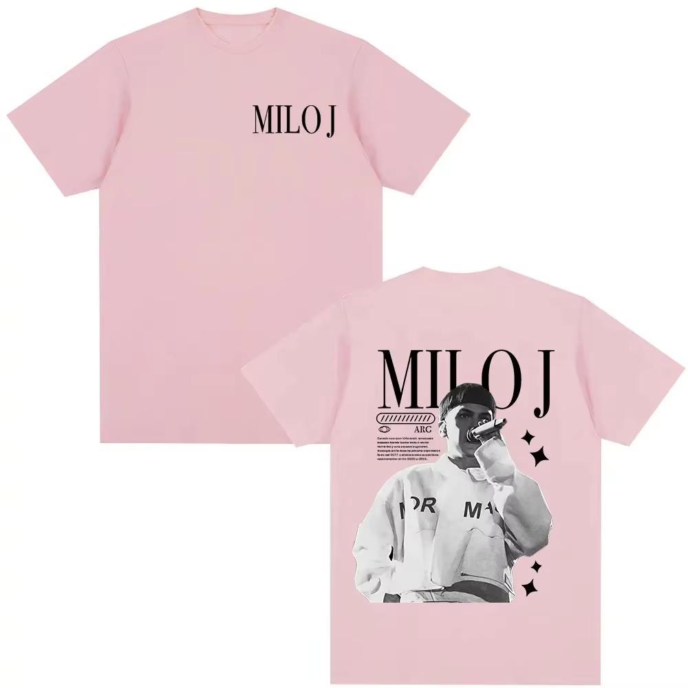 Rapper Milo J Official Merch T-shirt Unisex Loose Short Sleeve Fashion Hip Hop Street Style Top Women And Men T-shirt