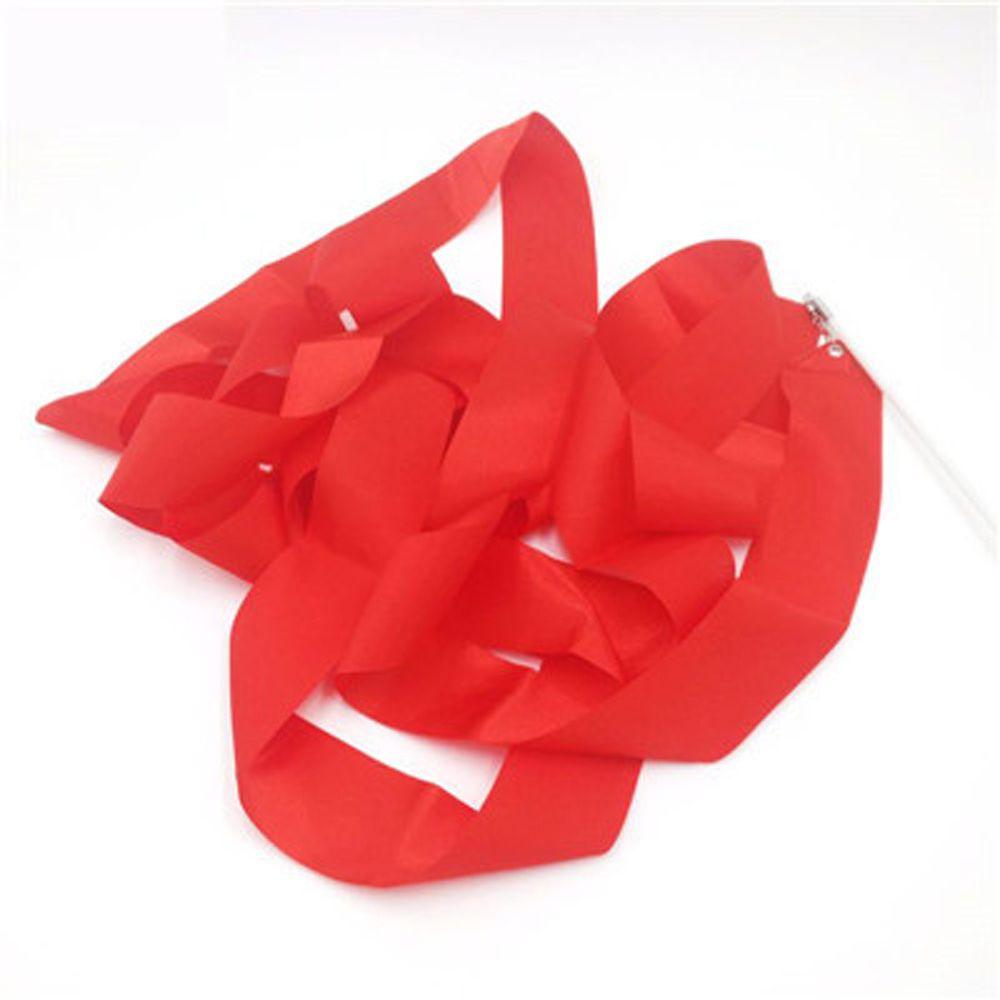 Child Gymnastic Ballet Professional Art Props Dance Stick 4M Gymnastics Ribbons Ballet Streamer