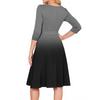 Women's Cocktail Dresses 3/4 Sleeve Vintage Wedding Guest Dress