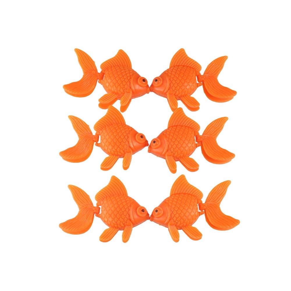 10pcs Lifelike Realistic Goldfish Simulation Moving Goldfish Artificial Fish Aquarium